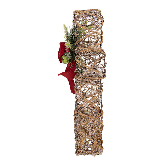 Clayre &amp; Eef | Decoratie peperkoekpop Bruin Groen 31x11x41 cm | 6RO0615