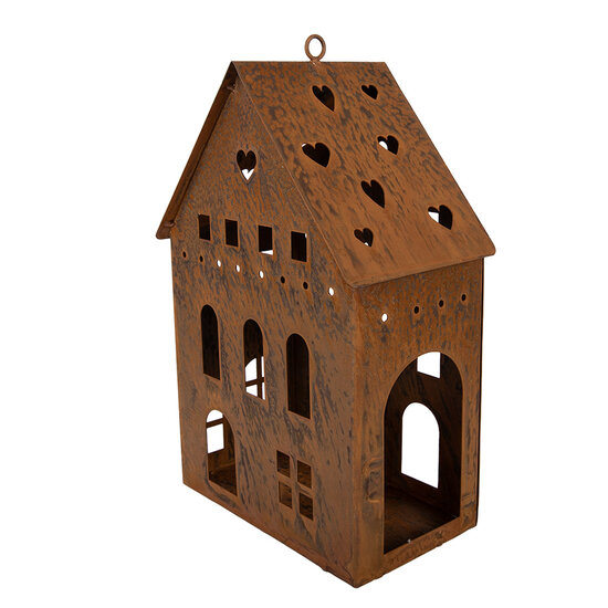 Clayre &amp; Eef | Decoratie Huis Bruin 20x12x29 cm | 6Y6086