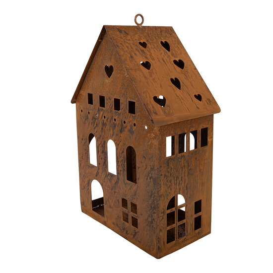Clayre &amp; Eef | Decoratie Huis Bruin 20x12x29 cm | 6Y6086