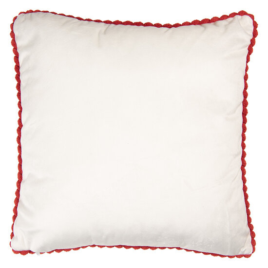 Clayre &amp; Eef | Kussen gevuld Beige Groen 40x40x4 cm | KG023.184