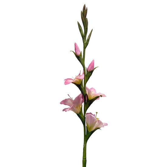 Clayre &amp; Eef | Decoratie tak met bloemen Roze Groen 92 cm | 5PL0330P