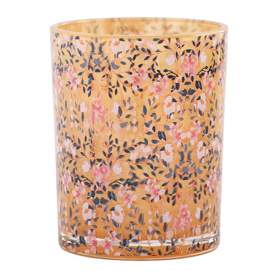 Clayre &amp; Eef | Waxinelichthouder Roze &oslash; 10x13 cm | 6GL5370