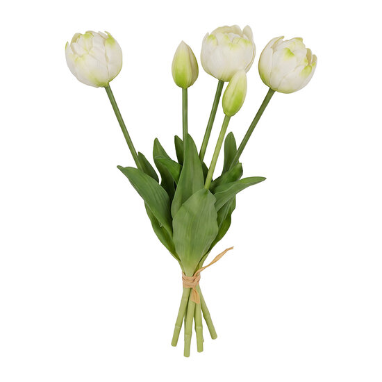 Clayre &amp; Eef | Kunstbloem bos Wit Groen 42 cm | 6PL0433