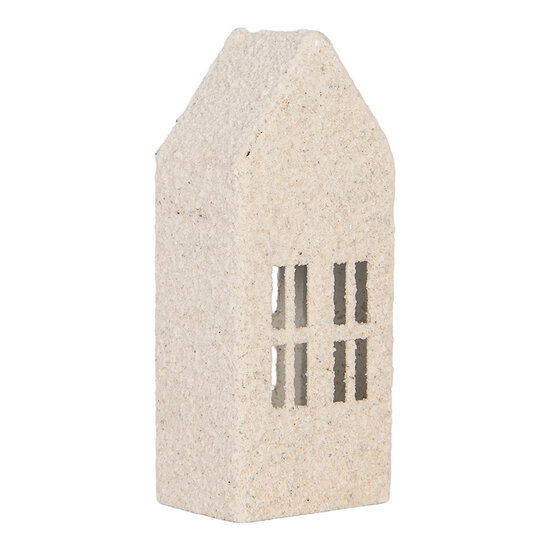 Clayre &amp; Eef | Decoratie Huis Wit Groen 5x4x11 cm | 6Y6074