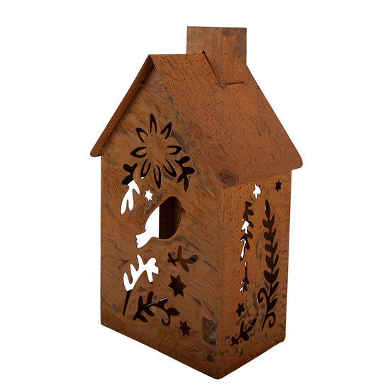 Clayre &amp; Eef | Decoratie Huis Bruin 11x15x26 cm | 6Y6087