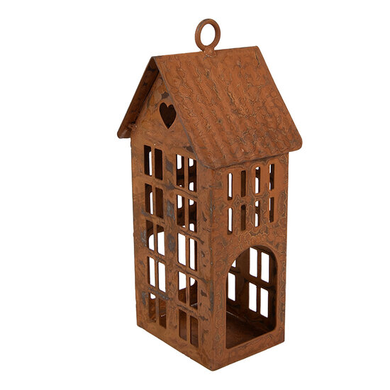 Clayre &amp; Eef | Decoratie Huis Bruin 7x8x15 cm | 6Y6088