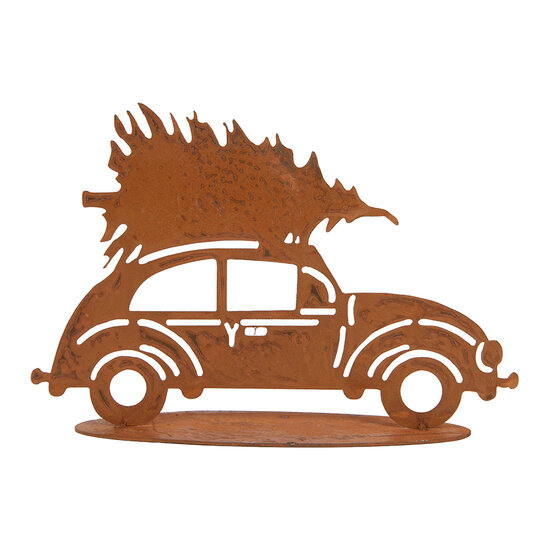 Clayre &amp; Eef | Decoratie Model Auto Bruin 27x8x19 cm | 6Y6101