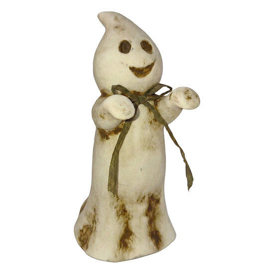 Clayre &amp; Eef | Decoratie Spook Wit Grijs 9x8x16 cm | 66925