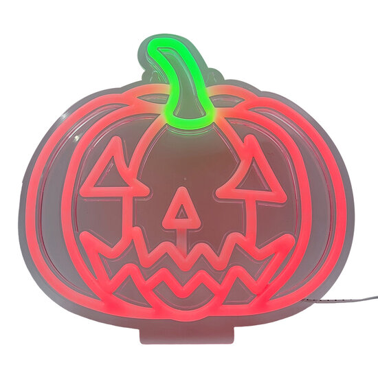 Clayre &amp; Eef | Wandlamp neon Oranje 26x2x25 cm | 6LMN0004