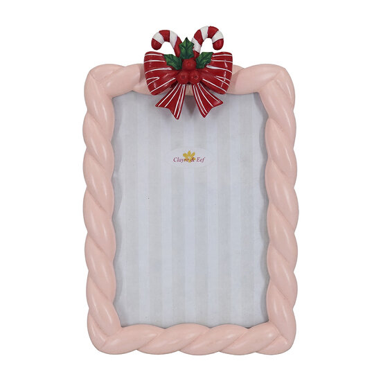 Clayre &amp; Eef | Fotolijst Roze 13x2x20 cm / 10x15 cm | 2F1426