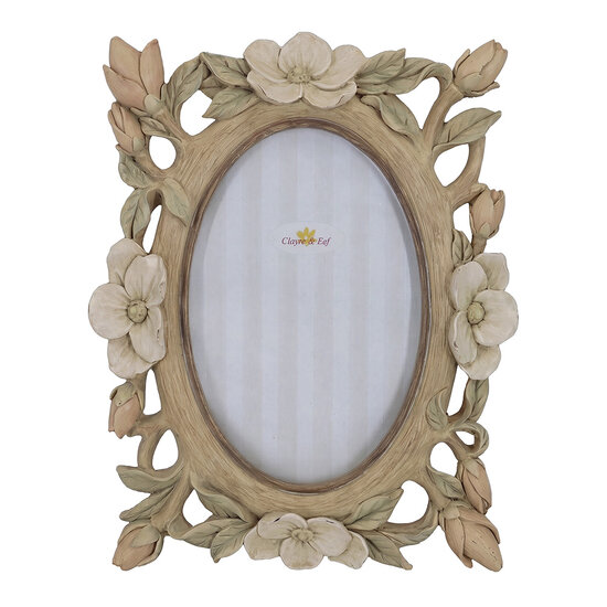 Clayre &amp; Eef | Fotolijst Beige 17x2x21 cm / 10x15 cm | 2F1430