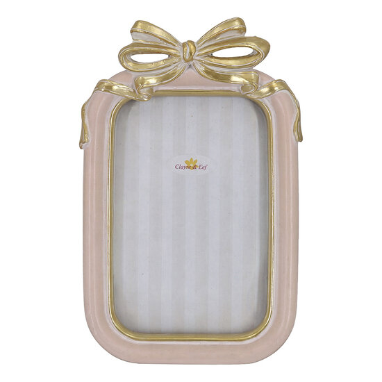 Clayre &amp; Eef | Fotolijst Roze 13x2x20 cm / 10x15 cm | 2F1433