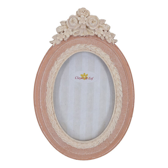 Clayre &amp; Eef | Fotolijst Roze 9x1x14 cm / 6x9 cm | 2F1437