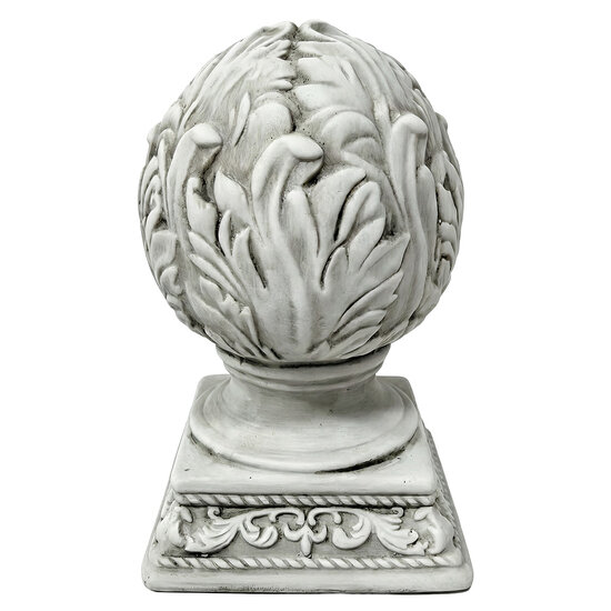 Clayre &amp; Eef | Decoratie ornament Grijs &oslash; 13x20 cm | 6TE0589