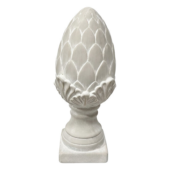 Clayre &amp; Eef | Decoratie Ornament Grijs &oslash; 14x33 cm | 6TE0593