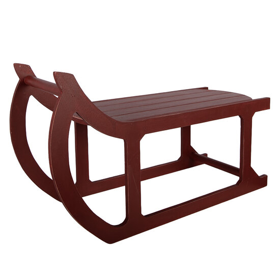 Clayre &amp; Eef | Decoratie Slee Rood 60x25x35 cm | 5H0756