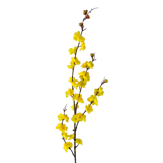 Clayre &amp; Eef | Decoratie tak met bloemen Geel 66 cm | 5PL0284Y