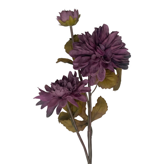 Clayre &amp; Eef | Decoratie tak met bloemen Paars 66 cm | 5PL0295PA