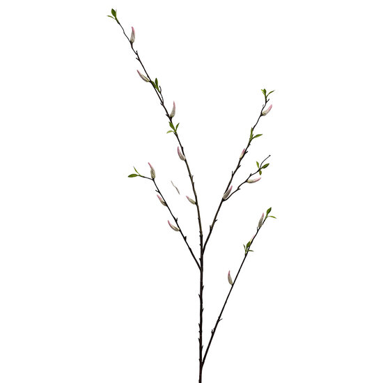 Clayre &amp; Eef | Decoratie tak met bloemen Wit Groen 108 cm | 5PL0324