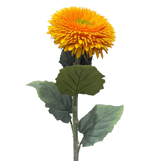 Clayre &amp; Eef | Decoratie tak met bloemen Oranje Groen 86 cm | 5PL0326O