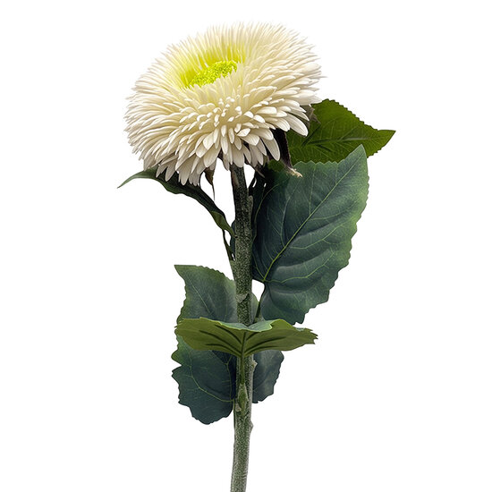 Clayre &amp; Eef | Decoratie tak met bloemen Wit Groen 86 cm | 5PL0326W