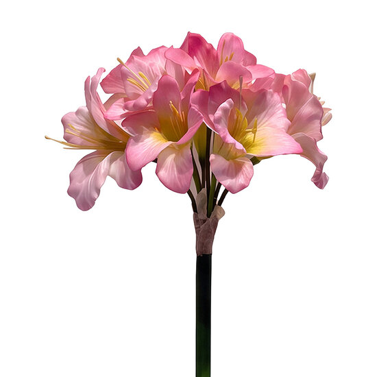 Clayre &amp; Eef | Decoratie tak met bloemen Roze Groen 87 cm | 5PL0327P