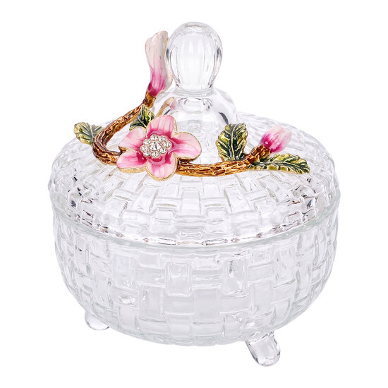 Clayre &amp; Eef | Decoratie van glas Transparant &oslash; 10x12 cm | 67155