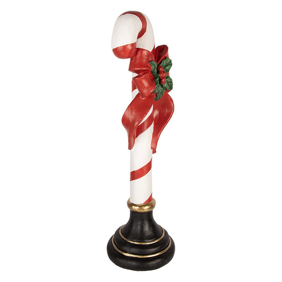 Clayre &amp; Eef | Kerstdecoratie Zuurstok Rood Wit 15x8x55 cm | 6MG0184