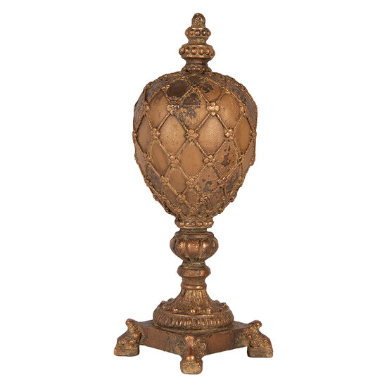 Clayre &amp; Eef | Decoratie Ornament Beige Bruin &oslash; 17x45 cm | 6MG0187
