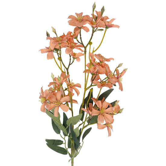 Clayre &amp; Eef | Decoratie tak met bloemen Oranje 65 cm | 6PL0421O