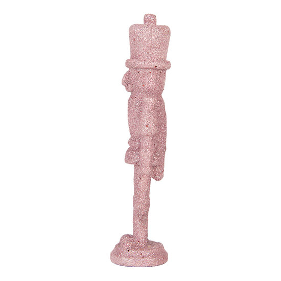 Clayre &amp; Eef | Kerstdecoratie Notenkraker Roze 5x4x18 cm | 6PR6399