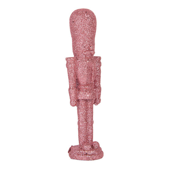Clayre &amp; Eef | Kerstdecoratie Notenkraker Roze 5x4x18 cm | 6PR6400