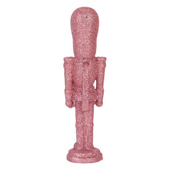 Clayre &amp; Eef | Kerstdecoratie Notenkraker Roze 5x4x18 cm | 6PR6400