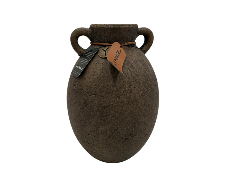 Brynxz Kruik vaas Classic Jug Two Ears Majestic Brown M &ndash; Landelijk &amp; Sober