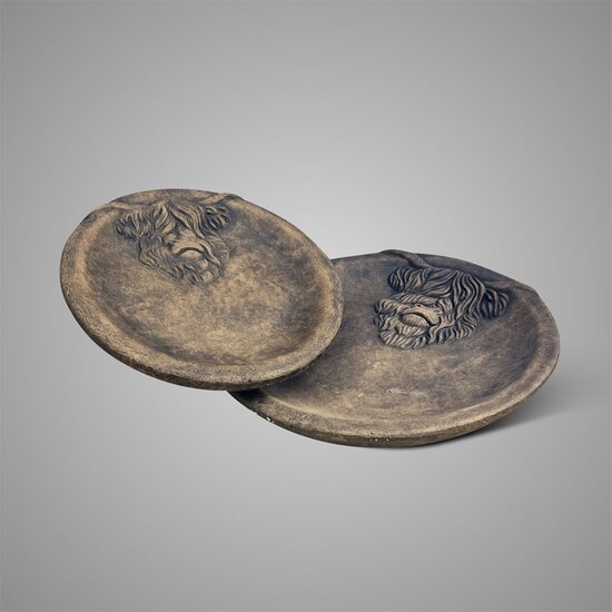 Brynxz Set van 3 Jewel Vintage schalen &ndash; Basic Antiek Brons/Goud - Aardewerk  - D.39-34-29 H.4