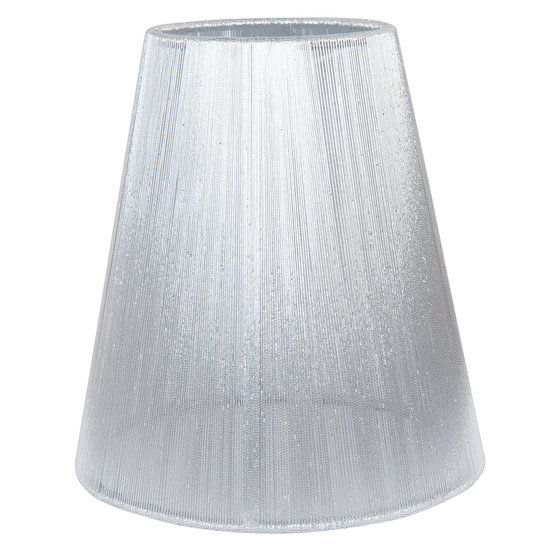 Lampenkap &oslash; 14*15 cm / E14 Zilverkleurig | 6LAK0362ZI | Clayre &amp; Eef