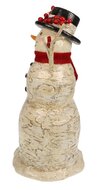 Sneeuwpop met een rode sjaal l &Oslash;15xH30cm | Meander 1