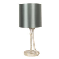 Tafellamp &oslash; 25*56 cm E27/max 1*60W Grijs | 6LMC0009 | Clayre &amp; Eef
