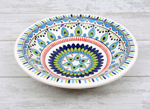 Salade schaal Pavo pauw 35 cm | SOR.PA.35 | Dishes &amp; Deco