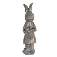 Decoratie konijn 10*6*21 cm Bruin | 6PR3088CH | Clayre &amp; Eef 1