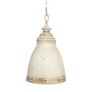 Hanglamp &oslash; 28*45 cm E14/max 1*25W Zilverkleurig | 6LMP701W | Clayre &amp; Eef