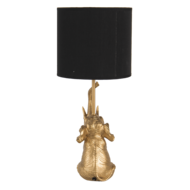 Tafellamp &oslash; 20*46 cm / E27 Goudkleurig | 6LMC0038 | Clayre &amp; Eef 3