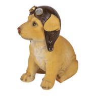 Decoratie hond 14*10*16 cm Bruin | 6PR3368 | Clayre &amp; Eef 1