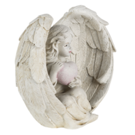 Decoratie engelen (2) 10*6*10 cm Creme | 6PR4708 | Clayre & Eef 2