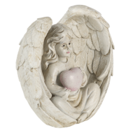 Decoratie engelen (2) 10*6*10 cm Creme | 6PR4708 | Clayre & Eef 3