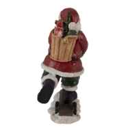 Decoratie kerstman op autoped 13*6*15 cm Multi | 6PR4717 | Clayre &amp; Eef 3