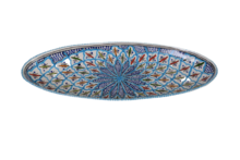 Ovale schaal Turquoise blue fine 50 cm | OS.BC.50 | Dishes &amp; Deco