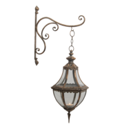 Wand lantaarn 21*34*73 cm Koperkleurig | 5Y0934 | Clayre &amp; Eef 1