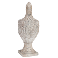 Decoratie ornament ø 26*63 cm Wit | 5TE0018 | Clayre & Eef
