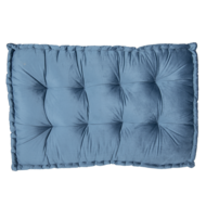 Palletkussen met foam 80*120*12 cm Blauw | KT039.006BL | Clayre &amp; Eef